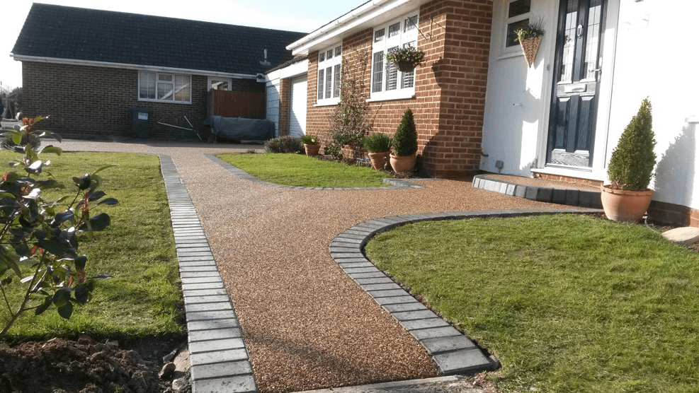 resin pathway and driveway