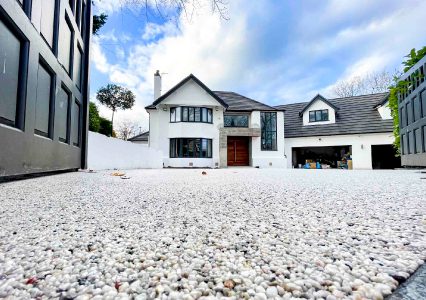 Case Study: White Resin Driveway For Christmas
